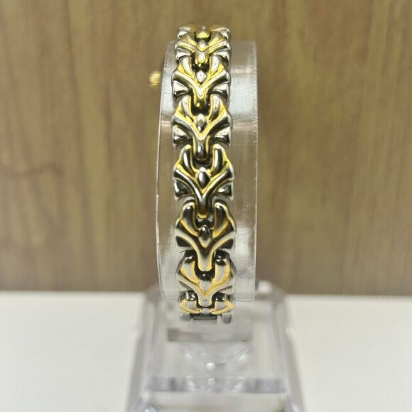 Bulova Women's Dress Watch Quartz Small Two Tone Metal - Picture 6 of 8